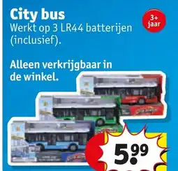 Kruidvat City bus aanbieding