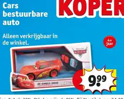 Kruidvat Cars bestuurbare auto aanbieding