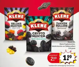 Kruidvat Klene Cryptomunten aanbieding