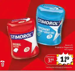 Kruidvat Stimorol aanbieding