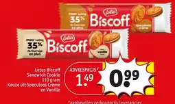 Kruidvat Lotus Biscoff Sandwich Cookie aanbieding