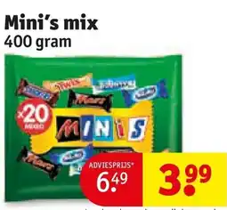 Kruidvat Mini's mix aanbieding