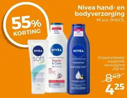 Trekpleister Nivea Hand- en Bodyverzorging aanbieding