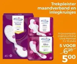Trekpleister Trekpleister Maandverband en Inlegkruisjes aanbieding