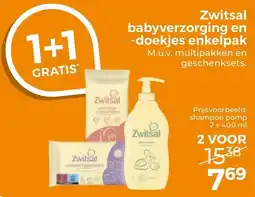 Trekpleister Zwitsal Babyverzorging en Doekjes Enkelpak aanbieding