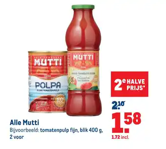 Makro Alle mutti aanbieding