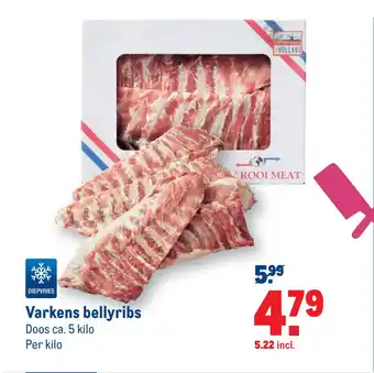 Makro Varkens bellyribs aanbieding