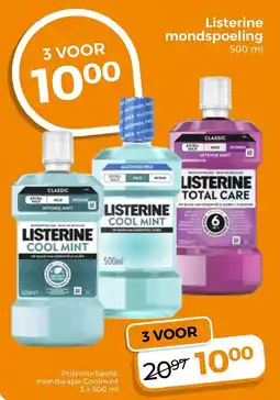Trekpleister Listerine Mondspoeling aanbieding