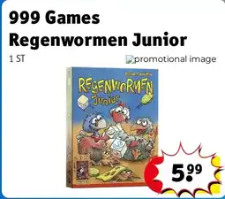 Kruidvat 999 Games Regenwormen Junior aanbieding
