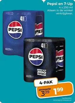 Trekpleister Pepsi en 7-Up aanbieding