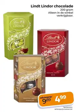 Trekpleister Lindt Lindor Chocolade aanbieding