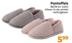 Trekpleister Pantoffels aanbieding