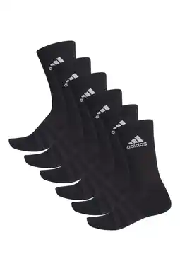 Wehkamp adidas Performance sportsokken - zwart (set van 6) aanbieding