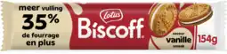 Dirk Lotus Biscoff speculoos vanille aanbieding