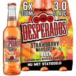 Dirk Desperados Strawberry margarita 6x33cl aanbieding