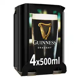 Dirk Guinness Stout draught 4x500ml aanbieding