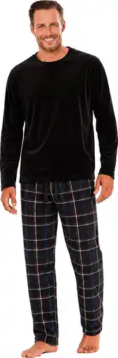 Dirk Fleece pyjama heren aanbieding