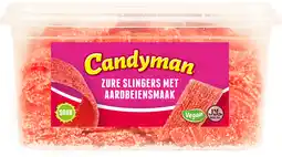 Dirk Candyman Zure slingers aardbeiensmaak aanbieding