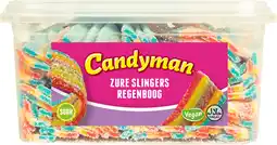 Dirk Candyman Zure slingers regenboog aanbieding