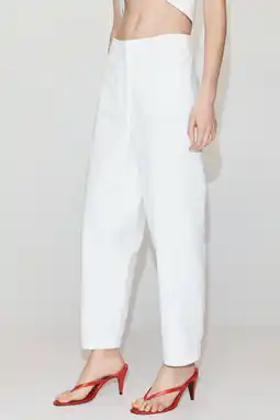 Wehkamp Mango barrel broek - wit aanbieding