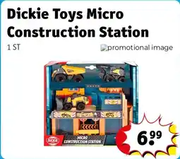 Kruidvat Dickie Toys Micro Construction Station aanbieding