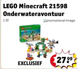 Kruidvat LEGO Minecraft 21598 Onderwateravontuur aanbieding