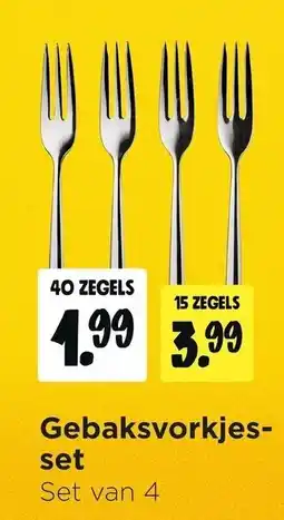 Jumbo Gebaksvorkjes set aanbieding
