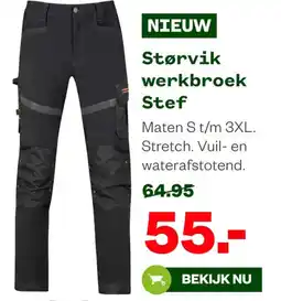 Welkoop Størvik werkbroek Stef aanbieding