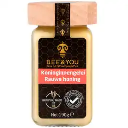 Holland & Barrett 2e product 50% korting | BEE&YOU Koninginnengelei Rauwe Honing - 190g aanbieding