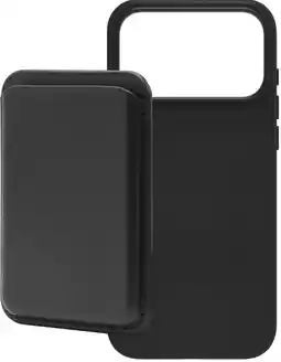 Coolblue BlueBuilt MagSafe Hoesje iPhone 18 Pro Max Leer Zwart + Kaarthouder Leer Zwart aanbieding