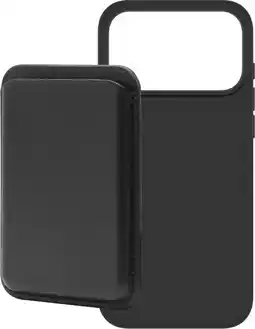 Coolblue BlueBuilt MagSafe Hoesje iPhone 18 Pro Max Zwart + Kaarthouder Leer Zwart aanbieding