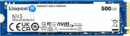 Coolblue Kingston NV3 PCIe 4.0 NVMe SSD 500GB aanbieding