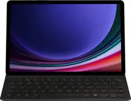 Coolblue Samsung Galaxy Tab S9/S9 FE/S10 FE/S10 Lite Slim Toetsenbord Hoes QWERTY Zwart aanbieding