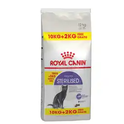 Zooplus 10 +2kg Royal Canin Sterilised 37 Kattenvoer droog aanbieding