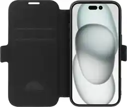 Coolblue BlueBuilt Apple iPhone 16 Book Case Leer Zwart aanbieding