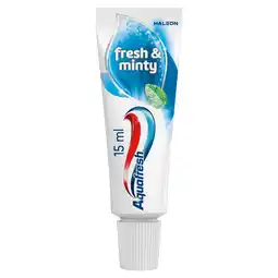 De Online Drogist Aquafresh Fresh & Minty Mini Tandpasta 15ML aanbieding
