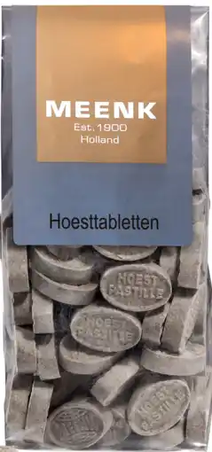 De Online Drogist Meenk Hoesttabletten 200GR aanbieding