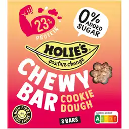 Dekamarkt Holie's Chewy bar cookie dough 3 st aanbieding