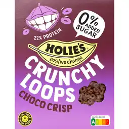 Dekamarkt Holie's Crunchy loops choco crisp aanbieding