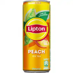 Dekamarkt Lipton Black still peach aanbieding