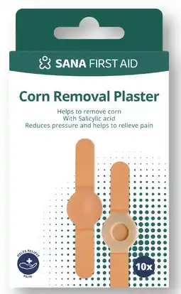 De Online Drogist Sana First Aid Likdoornpleisters met Salicyl 18ST aanbieding