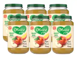 De Online Drogist Olvarit 12m+ Appel Perzik Mango 200GR aanbieding