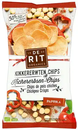 De Online Drogist De Rit Kikkererwten Chips Paprika 75GR aanbieding