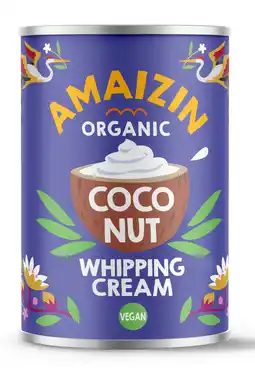 De Online Drogist Amaizin Organic Coconut Whipping Cream 400ML aanbieding