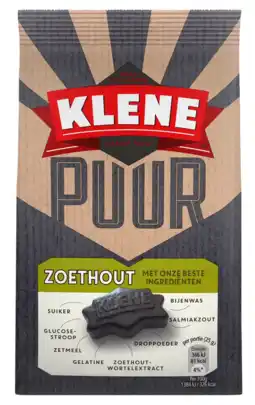 De Online Drogist Klene Puur Zoethout Drop 180GR aanbieding