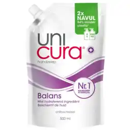 De Online Drogist Unicura Handzeep Balans Navulling 500ML aanbieding