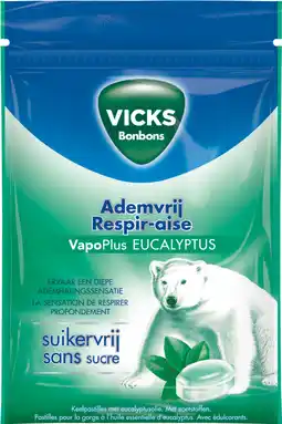 De Online Drogist Vicks Ademvrij Eucalyptus Suikervrij 72GR aanbieding