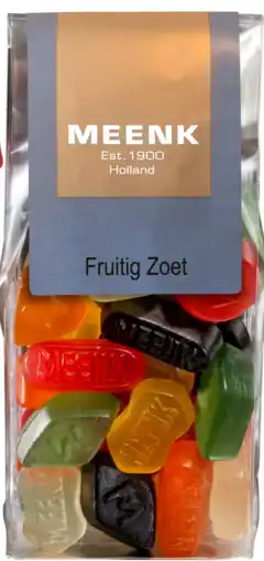 De Online Drogist Meenk Fruitig Zoet Winegums 180GR aanbieding