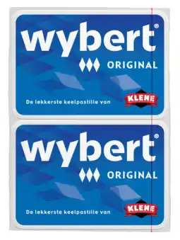 De Online Drogist Wybert Original Keelpastilles Duoverpakking 50GR aanbieding