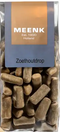 De Online Drogist Meenk Zoethoutdrop 180GR aanbieding